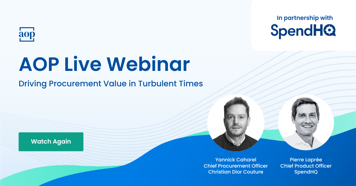 AOP Live Webinar SpendHQ April 10, 2024 - Airmeet WA